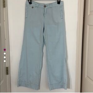 Anthropologie pilcro and the letter press wide leg light blue trousers size 27